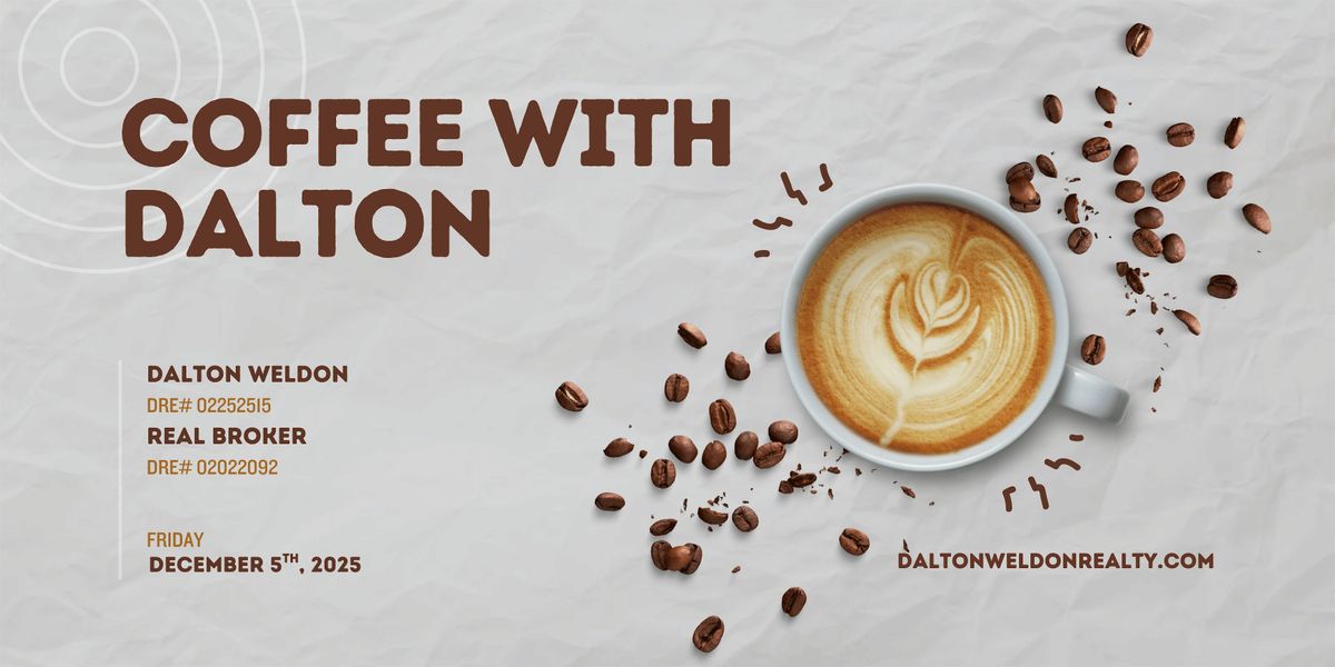 Coffee with Dalton, 5 December | Event in San Diego | AllEvents