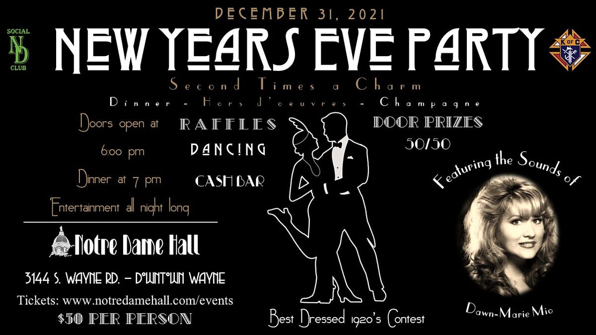 New Years Eve Party Notre Dame Hall 2021 Notre Dame Hall Wayne December 31 To January 1 Allevents In New Year's Eve Events Cleveland 2022