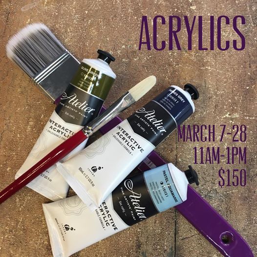 Acrylics Classes, Arttime Supplies, Ipswich, March 7 2020 AllEvents.in