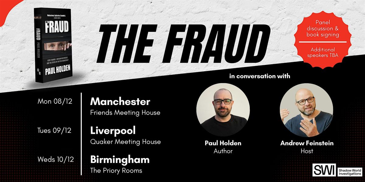 Birmingham: 'The Fraud', by Paul Holden, 10 December | Event in Birmingham | AllEvents