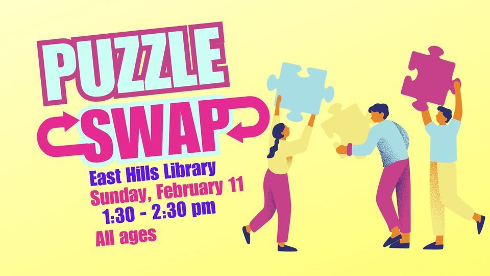 Puzzle Swap, East Hills Library, Saint Joseph, February 11 2024