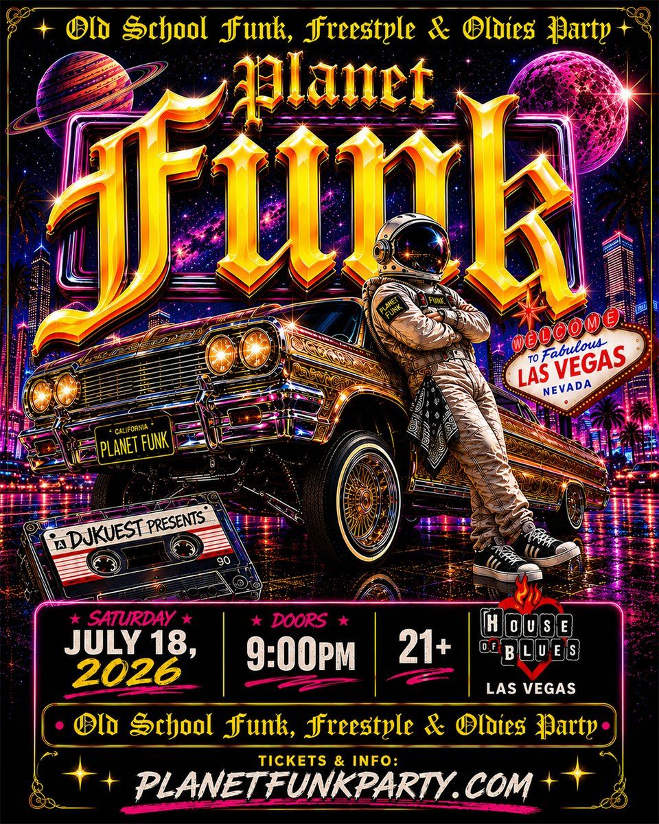 Planet Funk, House Of Blues - Las Vegas, 18 July 2026 | AllEvents