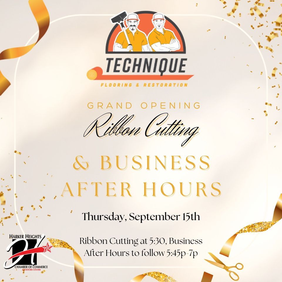 Technique Flooring Grand Opening Celebration BAH, 410 S Fort Hood St
