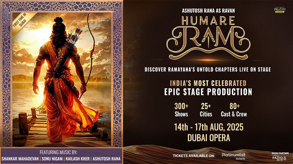 Humare Ram – A Theatrical Spectacle of the Ramayana in Dubai, 17 August | Event in Dubai | AllEvents