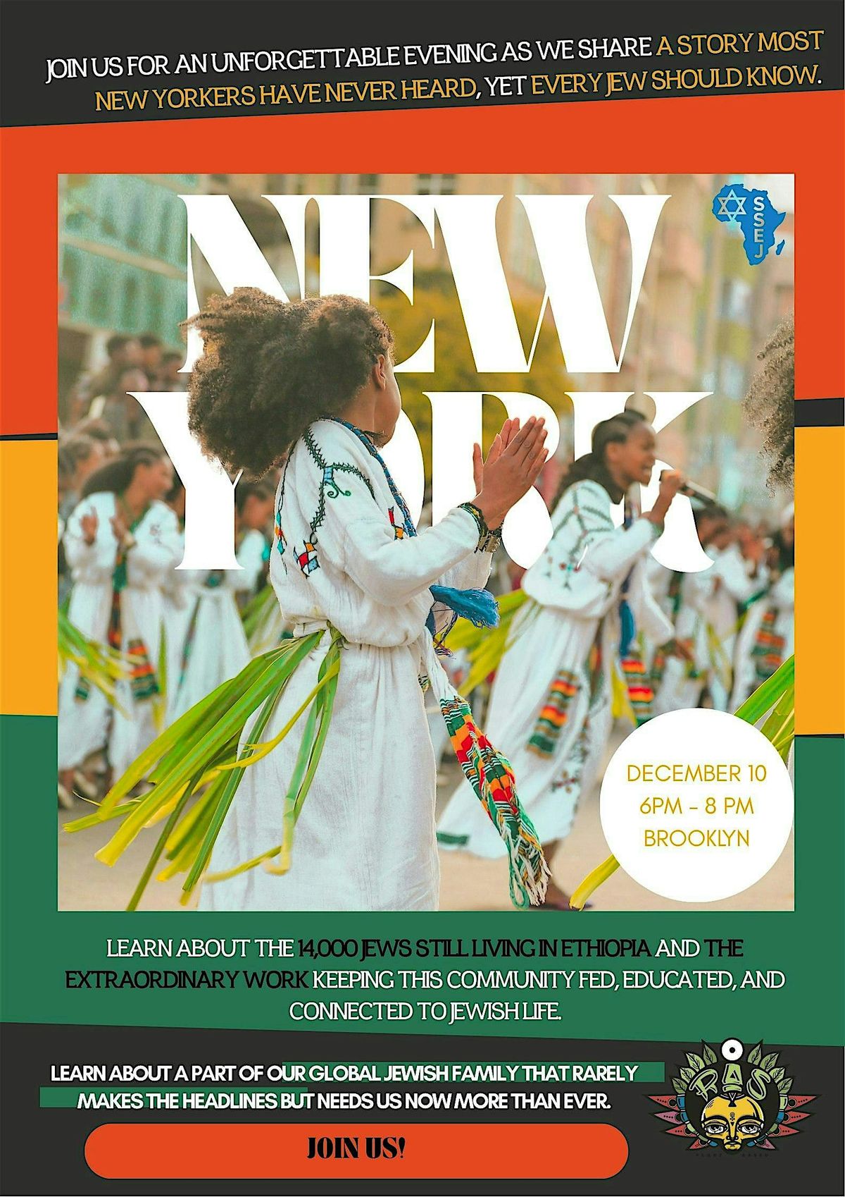 A Night of Story, Spirit, and Ethiopian Jewish Culture, 10 December | Event in Brooklyn | AllEvents