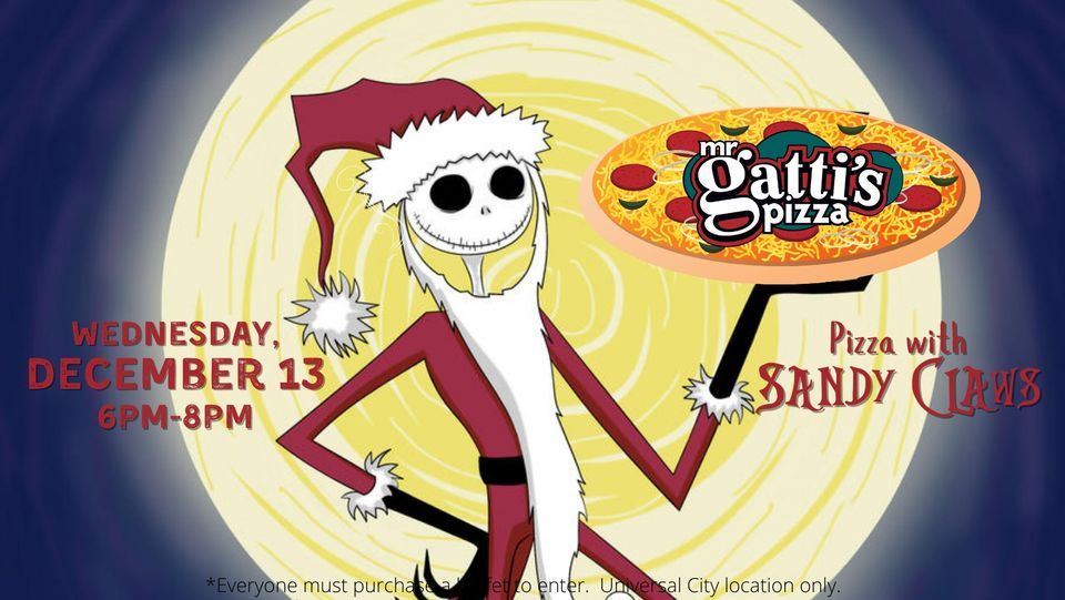 Gattis Pizza with Sandy Claws!, Mr Gatti's Pizza (Universal City, TX