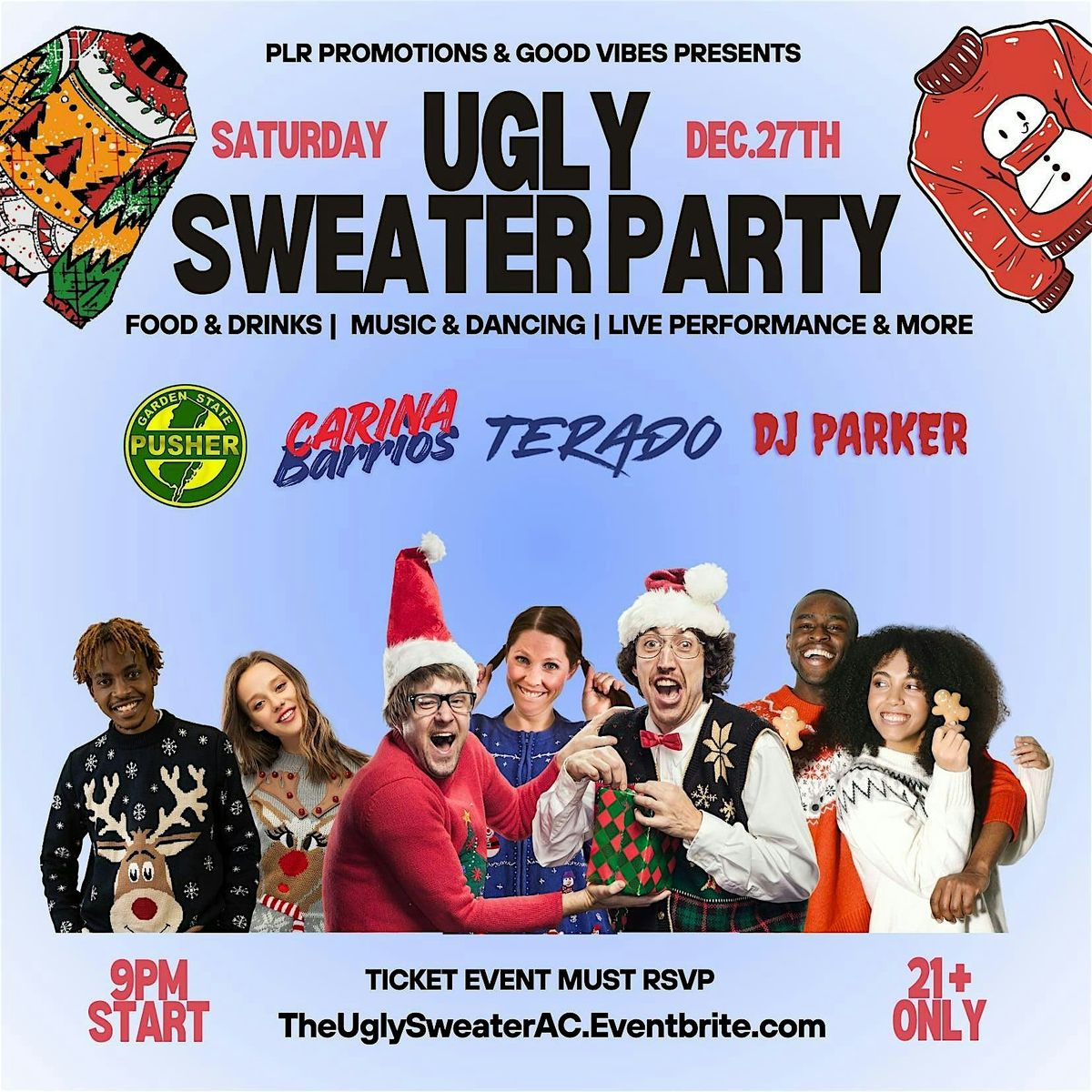 Atlantic City Ugly Sweater Christmas Party, 27 December | Event in Atlantic City | AllEvents