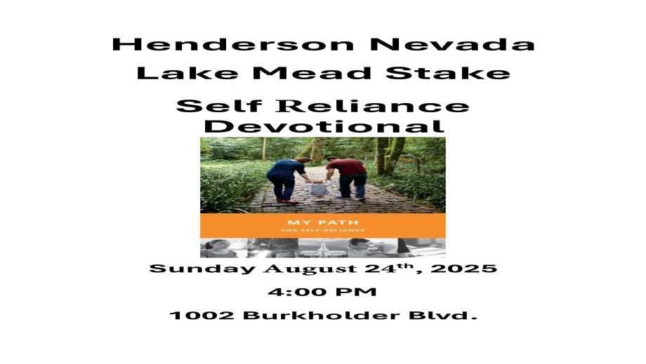Self-Reliance Devotional, 24 August | Event in Henderson | AllEvents