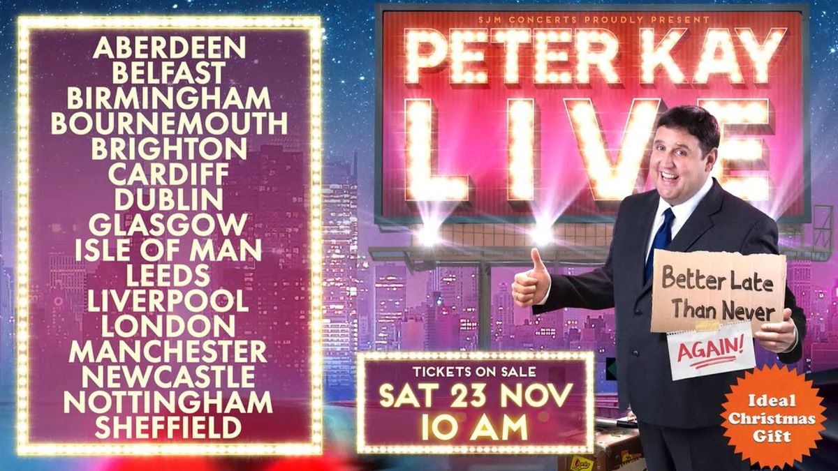 Peter Kay Cardiff Tickets, 23 January | Event in Cardiff | AllEvents