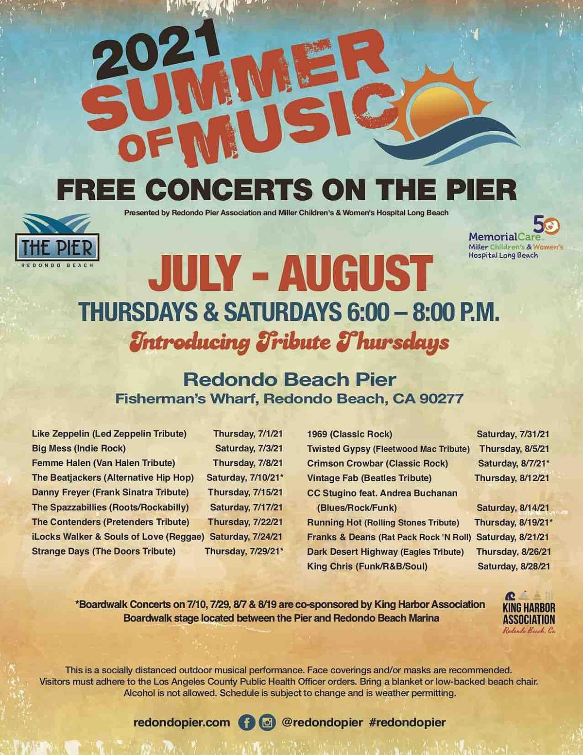 7th August 2021 Events In Redondo Beach Redondo Riviera Festival 2022