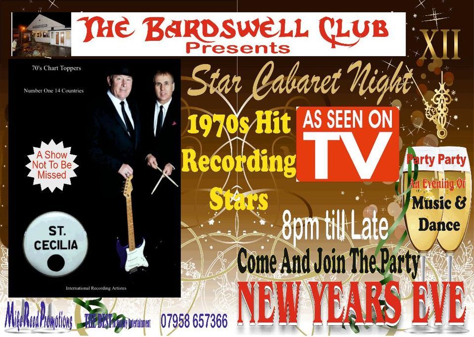 New Years Eve with St Cecilia, The Bardswell Club, Brentwood, Essex