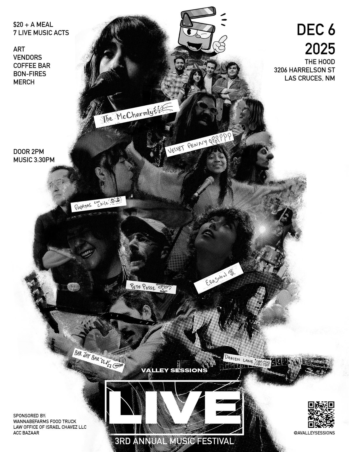 Valley Sessions LIVE: 3rd Annual Music Festival, 6 December | Event in Las Cruces | AllEvents