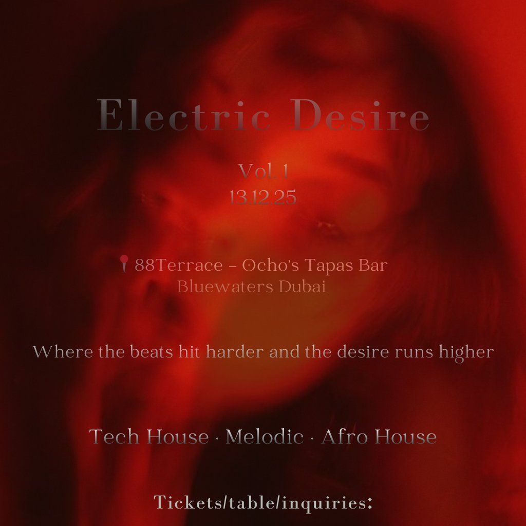 Electric desire, 12 December | Event in Dumfries | AllEvents