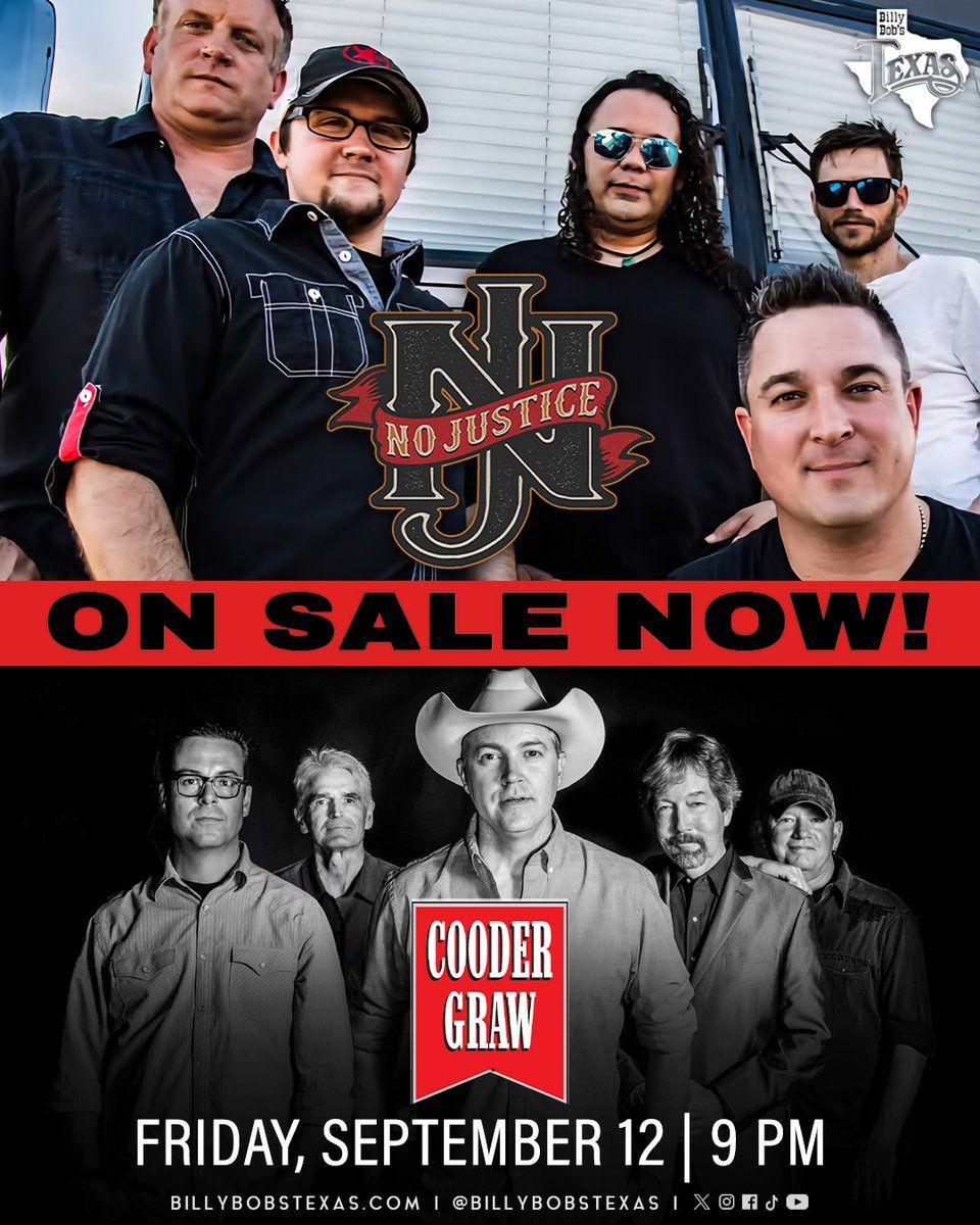 No Justice and Cooder Graw at Billy Bobs, 12 September | Event in Fort Worth | AllEvents