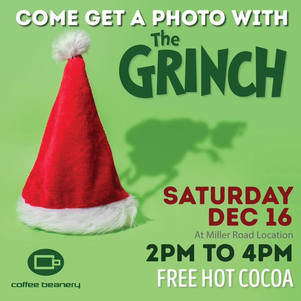 Meet the Grinch at Coffee Beanery Flint, Coffee Beanery Flint