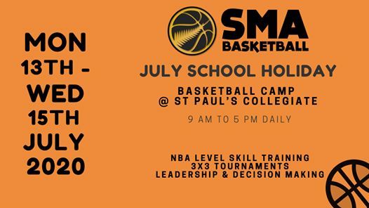 July School Holiday Basketball Camp At St Paul S Collegiate School