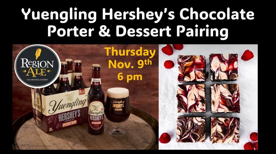 Yuengling Hersheys Chocolate Porter & Dessert Pairing!, Region Ale