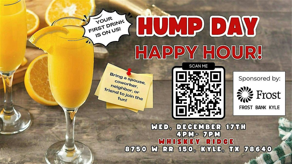 December 2025 Hump Day Happy Hour, 17 December | Event in Kyle | AllEvents