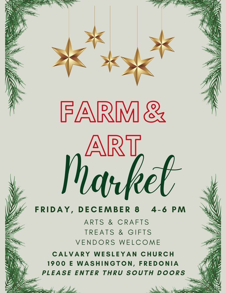 Farm & Art Market at Wesleyan Church in Fredonia, 1900 Washington St, Fredonia, KS 66736, United