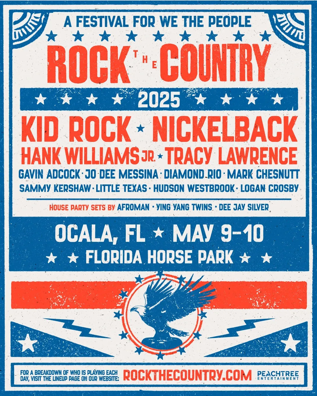 2025 Rock The Country Ocala - 2 Day Pass at Florida Horse Park, 9 May | Event in Ocala | AllEvents
