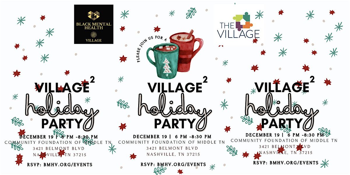 Village^2 Holiday Party, 19 December | Event in Nashville | AllEvents
