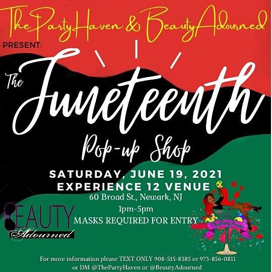 The Juneteenth Pop Up Shop 60 Broad St Newark June 19 2021 Allevents In Newark Christmas Parade 2021