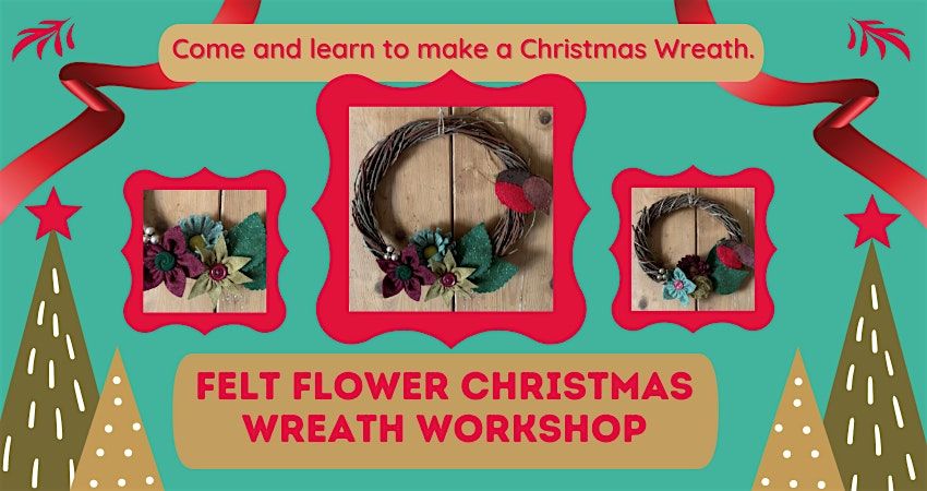 Felt Flower Wreath Making, 6 December | Event in Bude | AllEvents