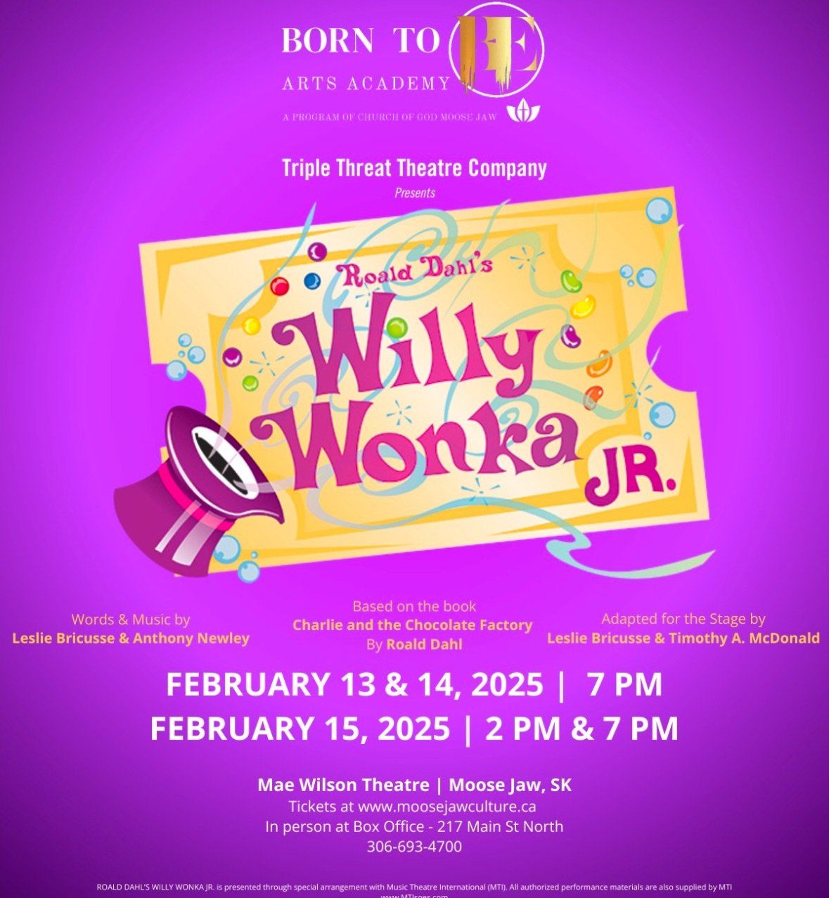 Willy Wonka Jr., 10 August | Event in Brunswick | AllEvents