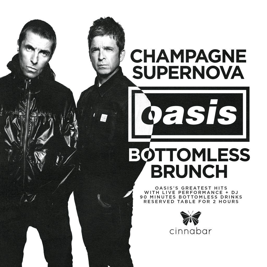 Oasis Bottomless Brunch - Hitchin, 23 August | Event in Letchworth | AllEvents