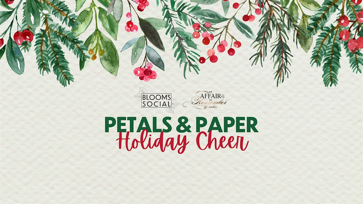 Petals & Paper Holiday Cheer, 14 December | Event in West Palm Beach | AllEvents