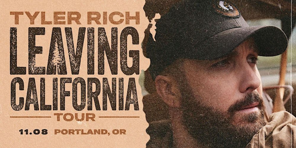 Tyler Rich in Portland, 8 November | Event in Portland | AllEvents
