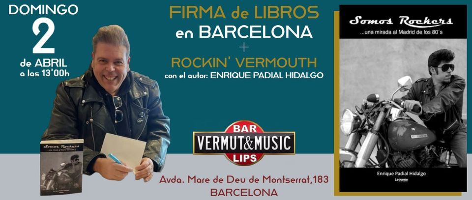 FIRMA de LIBROS en BARCELONA por Enrique Padial / 
