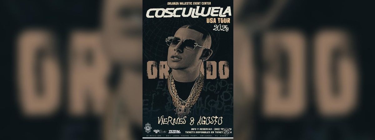 COSCULLUELA EN ORLANDO, 8 August | Event in Orlando | AllEvents