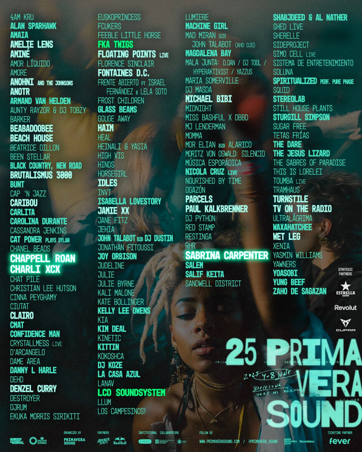 Primavera Sound 2025 - Friday - Sabrina Carpenter, Clairo and more Tickets | Event in Barcelona | AllEvents