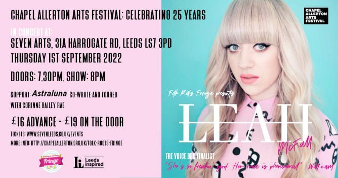 LEAH McFALL | Astraluna | In Concert | Chapel Allerton Arts Festival Leeds