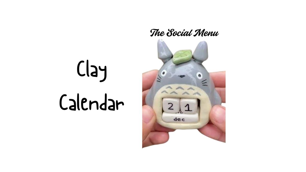 Mini Clay Calendar Workshop