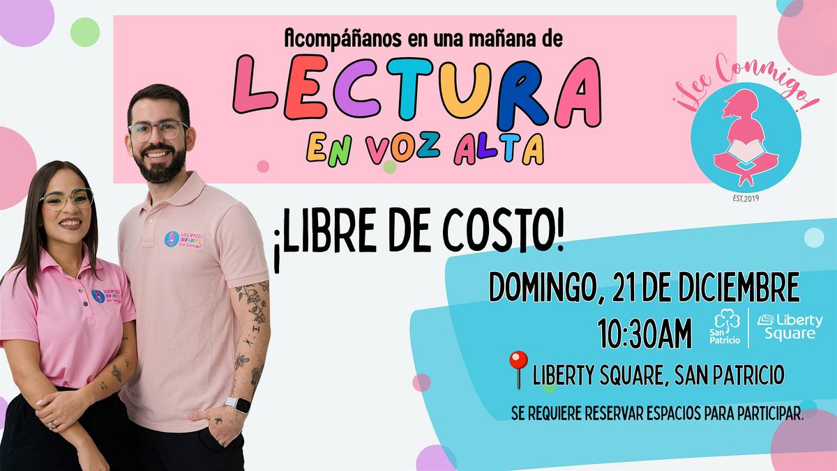 Lectura en Voz Alta | Lee Conmigo en el Liberty Square, 21 December | Event in Guaynabo | AllEvents