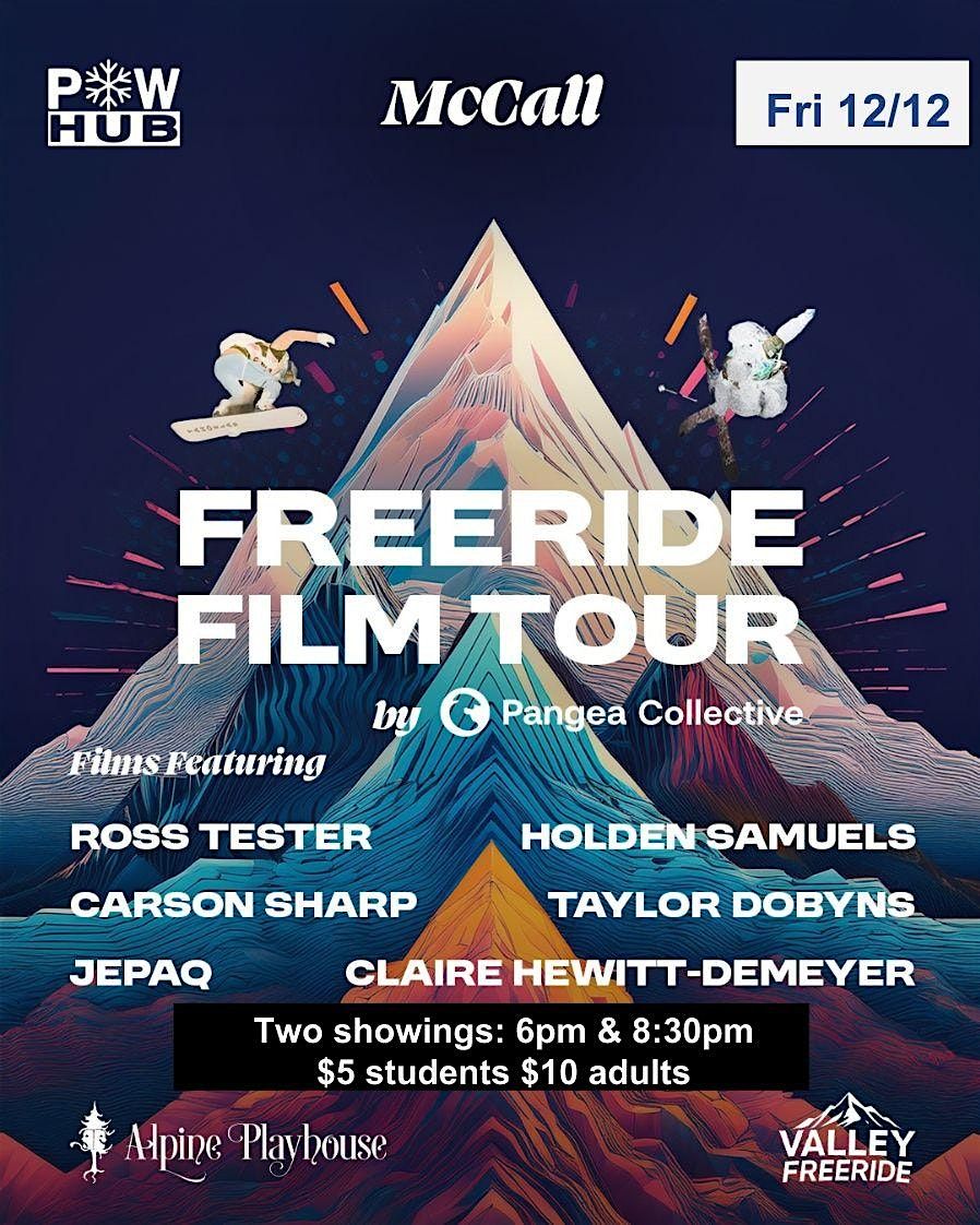 Freeride Film Tour 6pm Showing, 12 December | Event in McCall | AllEvents