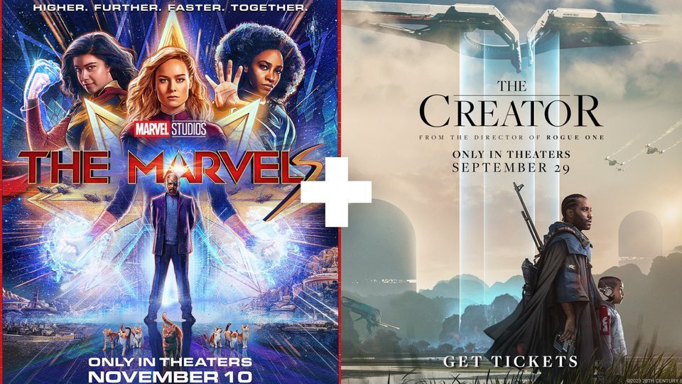 The Marvels + The Creator, Stars & Stripes DriveIn Theatre New