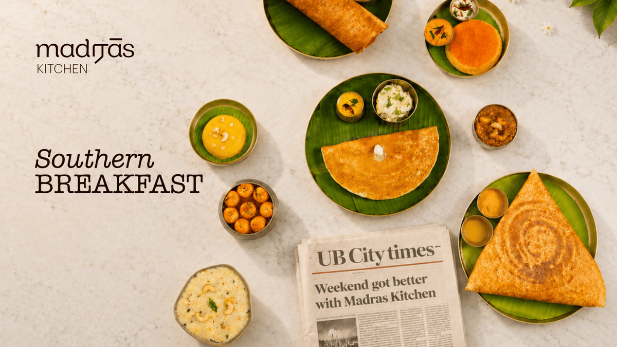 Southern Breakfast at Madras Kitchen