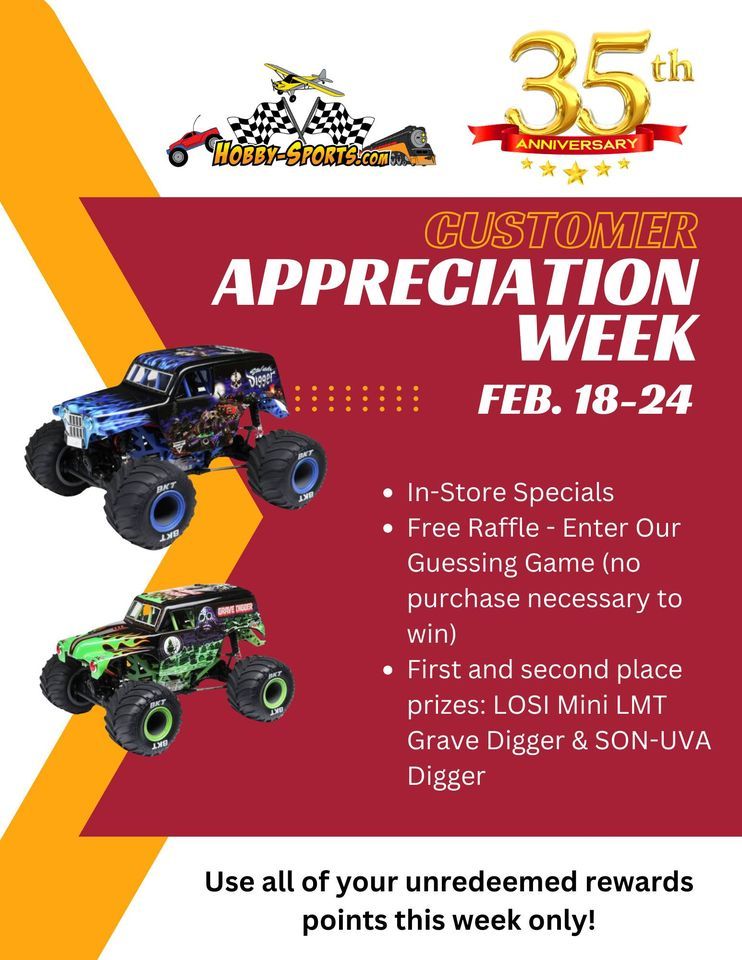 Customer Appreciation Week, Portage, February 18 to