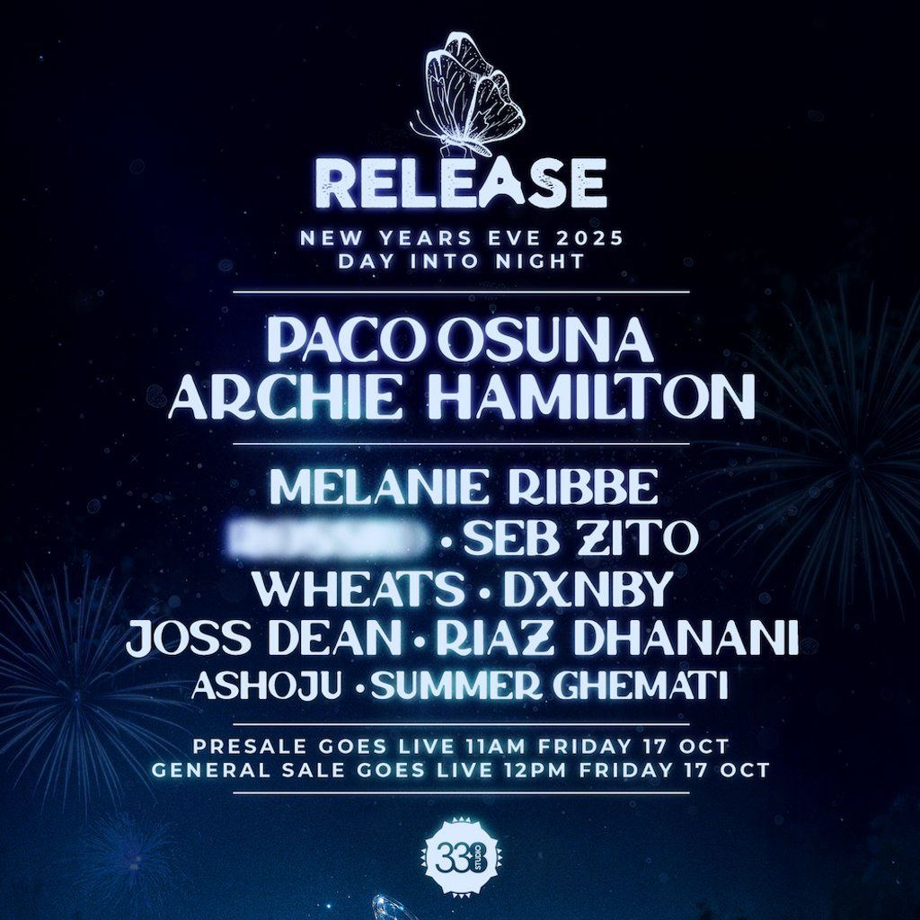 Release NYE : Paco Osuna, Archie Hamilton + more, 31 December | Event in Barking | AllEvents