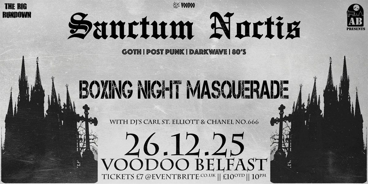 Sanctum Noctis, 26 December | Event in Belfast | AllEvents