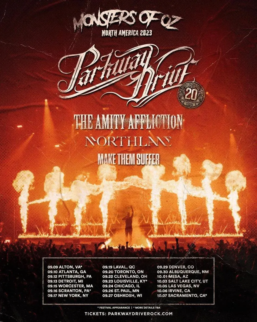 Parkway Drive at Quarterback Immobilien Arena, 19 September | Event in Leipzig | AllEvents