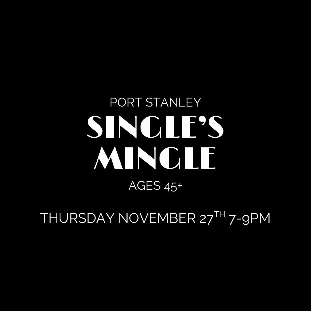 SINGLES MINGLE IN PORT STANLEY (ages 45+), 27 November | Event in Port Stanley | AllEvents