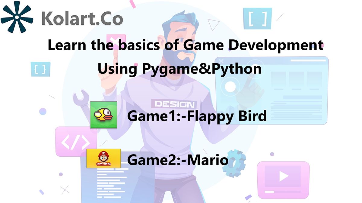 Game Development Basics With Pygame and Python, March 4 2023 | Online ...