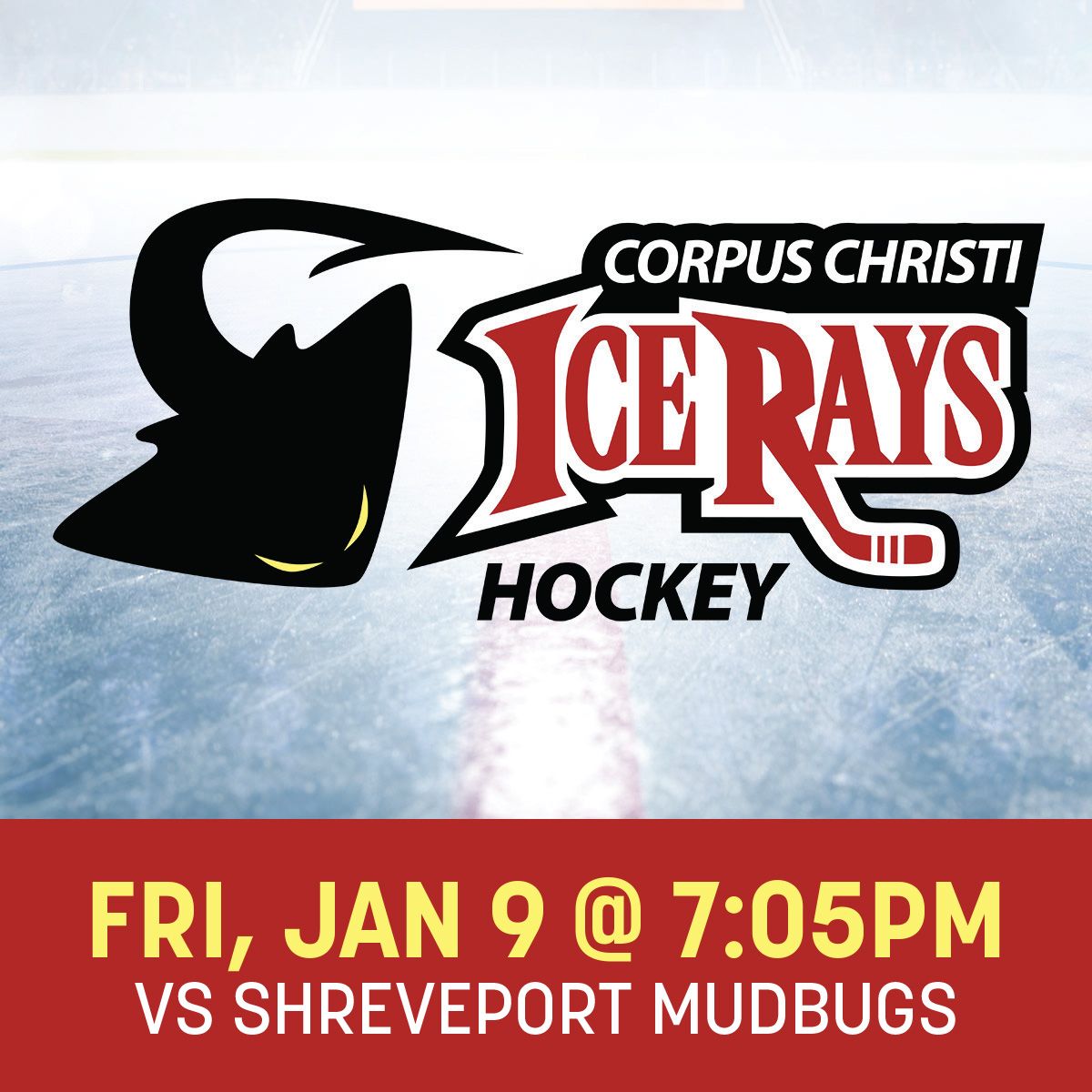 Shreveport Mudbugs vs. Corpus Christi IceRays, 26 February | Event in Shreveport | AllEvents