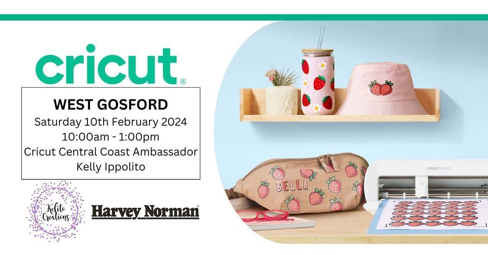 Free Cricut Demonstration Harvey Norman West Gosford, Harvey Norman
