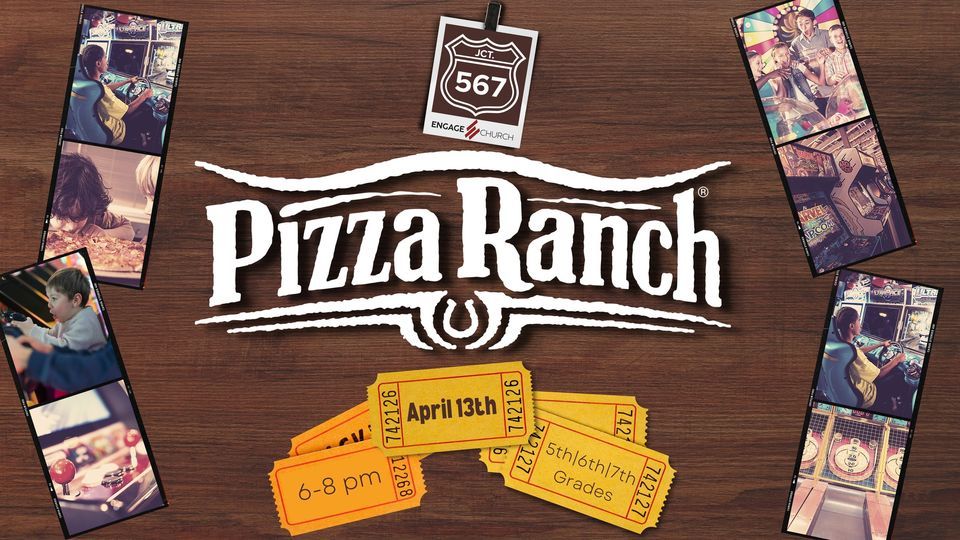 JCT 567 Pizza Ranch Night, Pizza Ranch (FunZone Arcade Bismarck), 13 April 2023 AllEvents.in