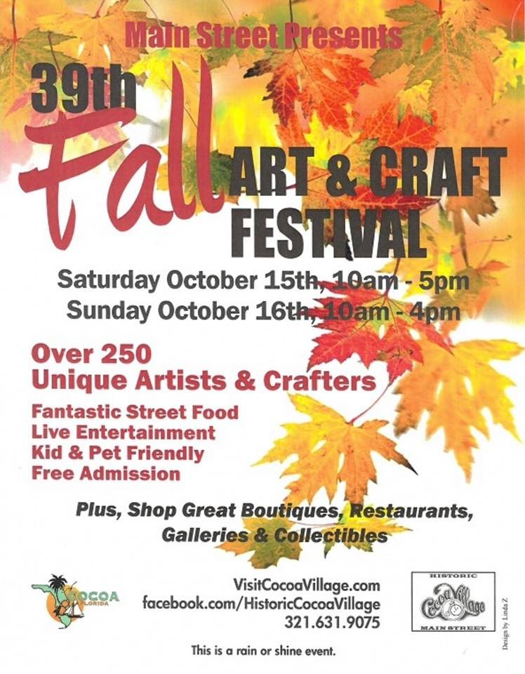 Historic Cocoa Village Fall Art & Craft Show, Historic Cocoa Village